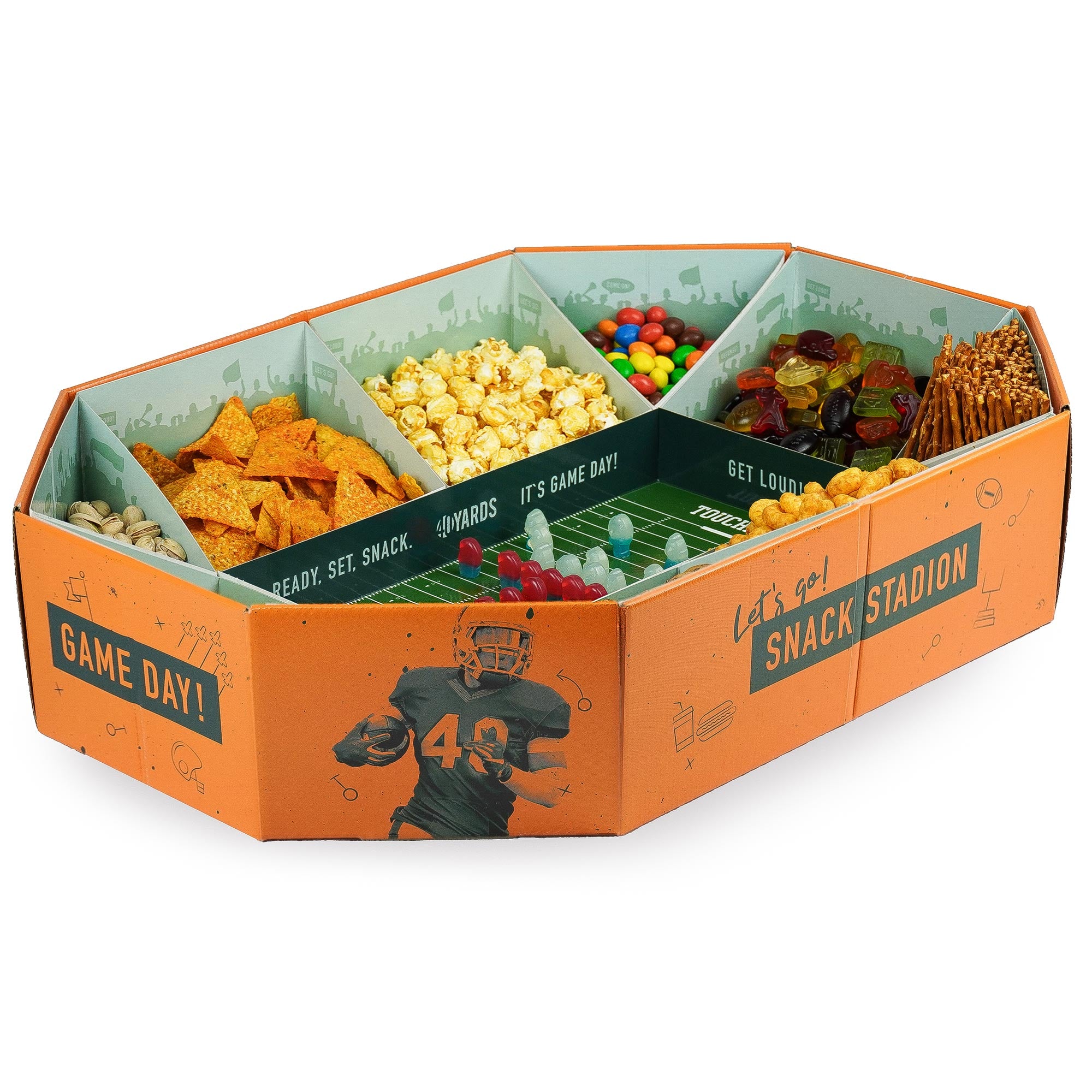 40YARDS American Football Snack Stadium für Fans aller Teams