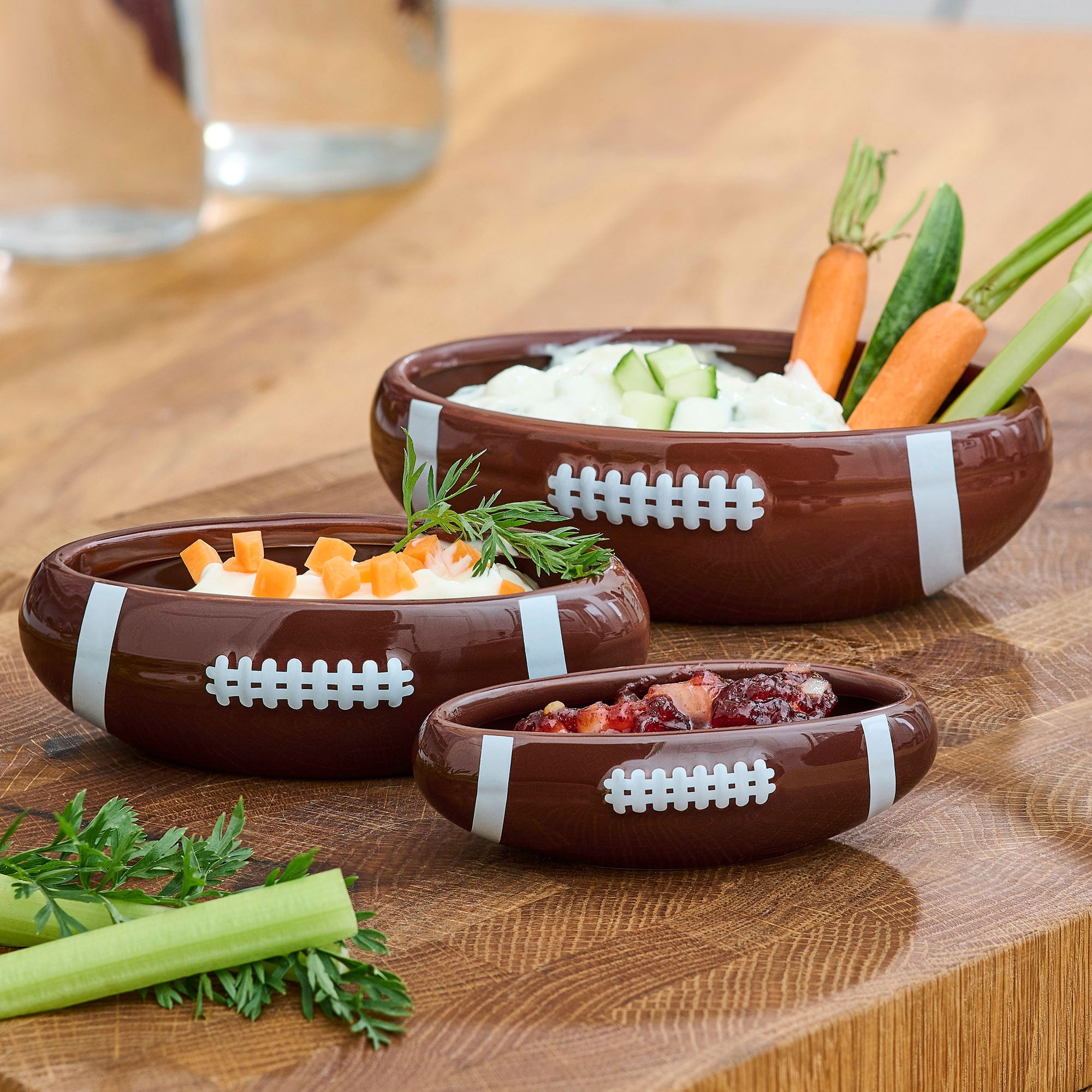 American Football Schälchen für Soßen & Dip