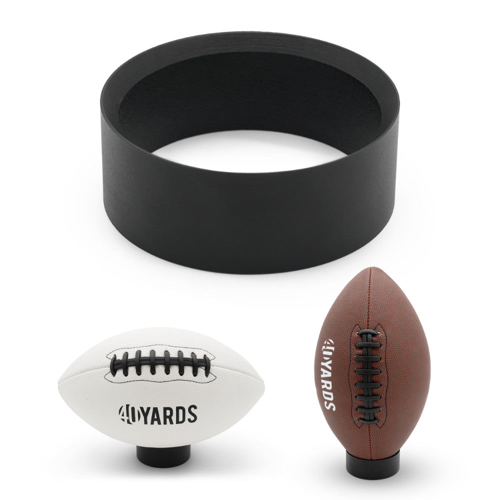 Portachiavi Football Americano 3D 40YARDS - Ciondolo In Metallo Mini Pallone Regalo Per Appassionati