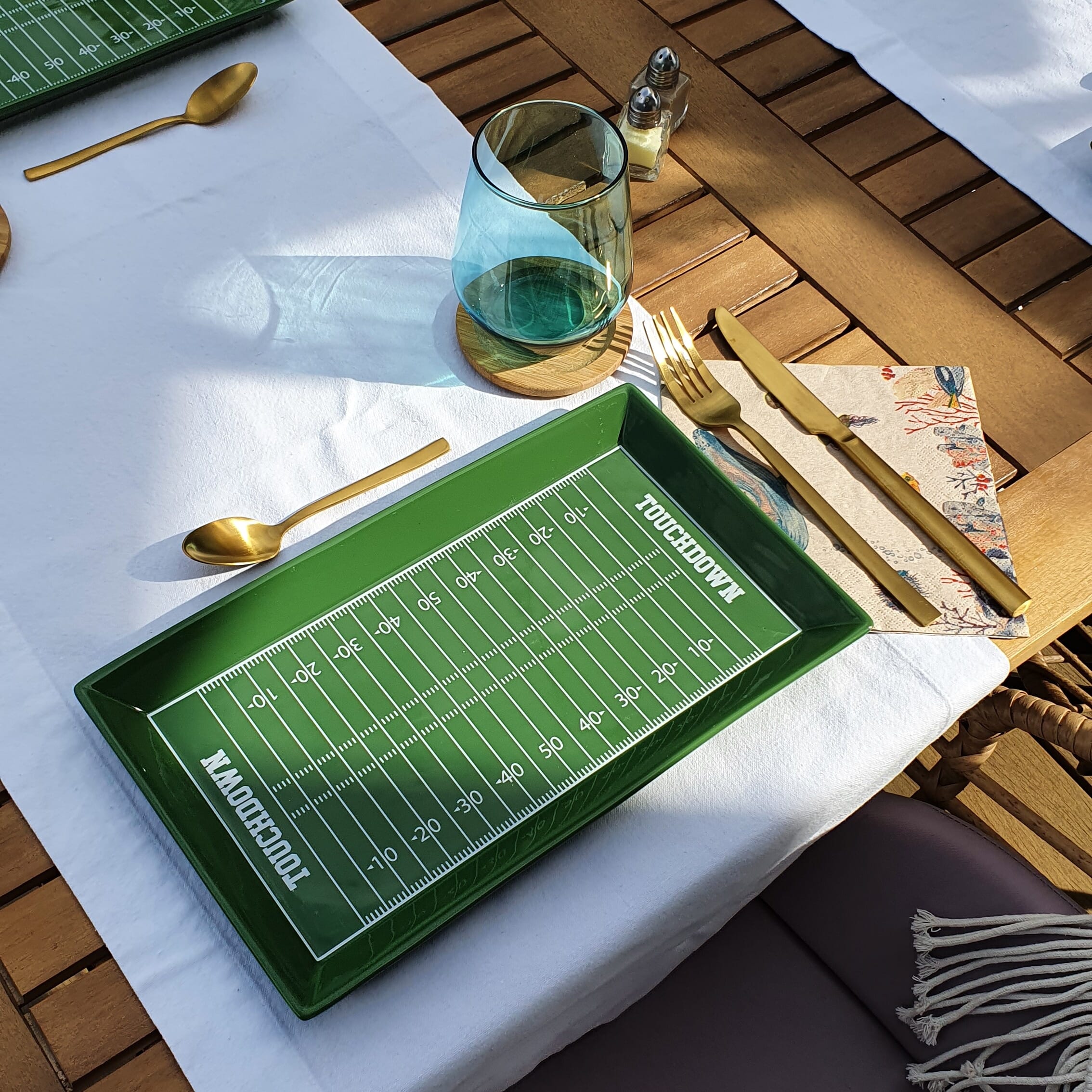 40YARDS American Football Spielfeld Teller