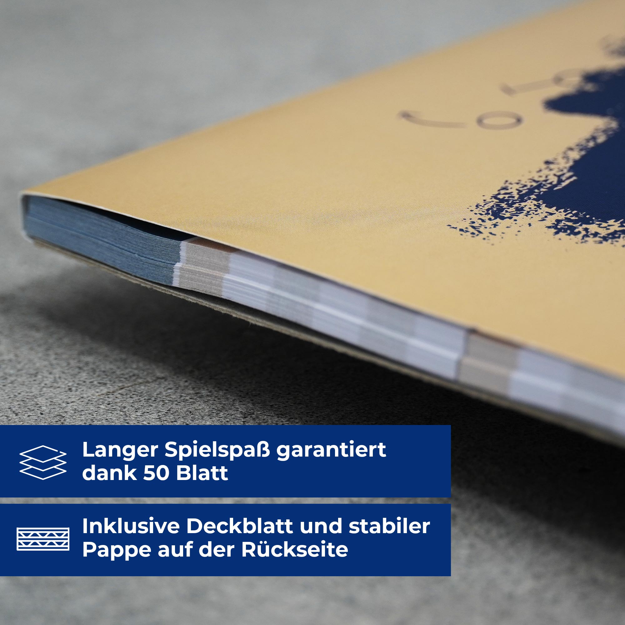 Stadt Land Fluss Football Block