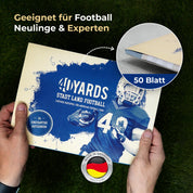Stadt Land Fluss Football Block mit 50 Blatt für Experten und Neulinge