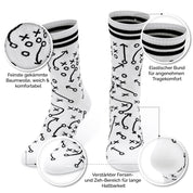 American Football Socken aus Baumwolle