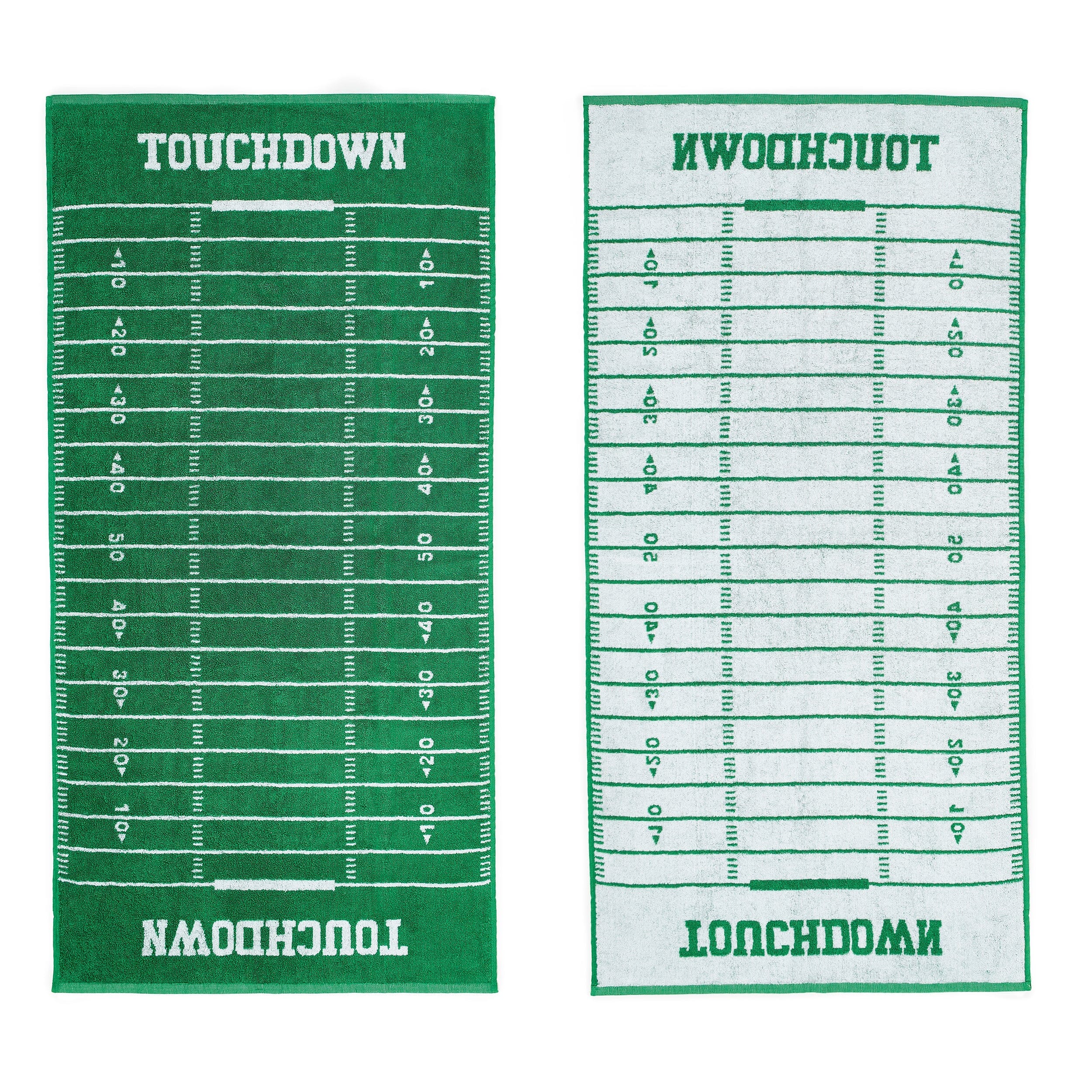 American Football Handtuch aus Baumwolle mit Spielfeld
