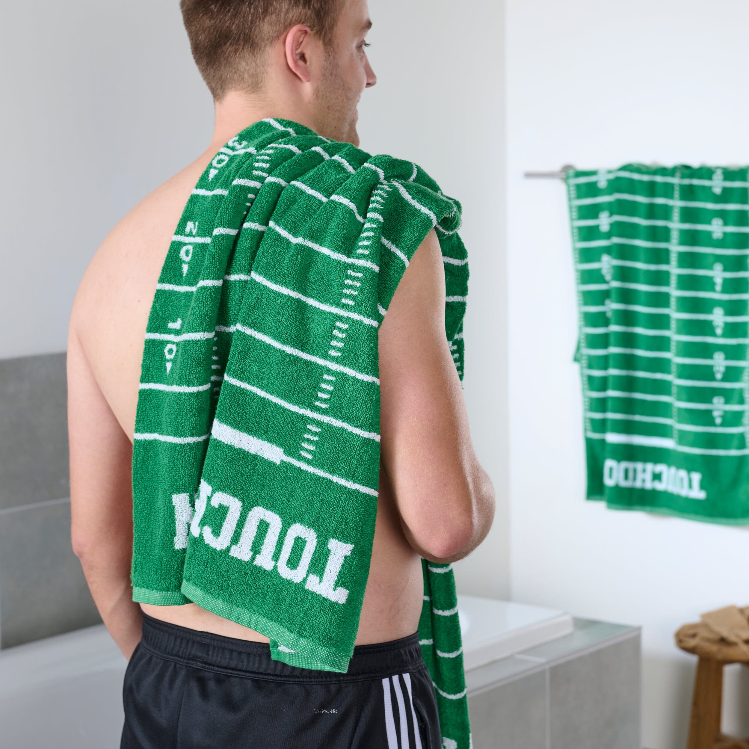 40YARDS Toalla de campo de fútbol americano, toalla de baño, toalla de playa