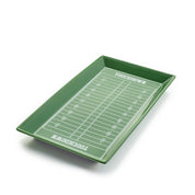 Grüner Football Gridiron Spielfeld Teller