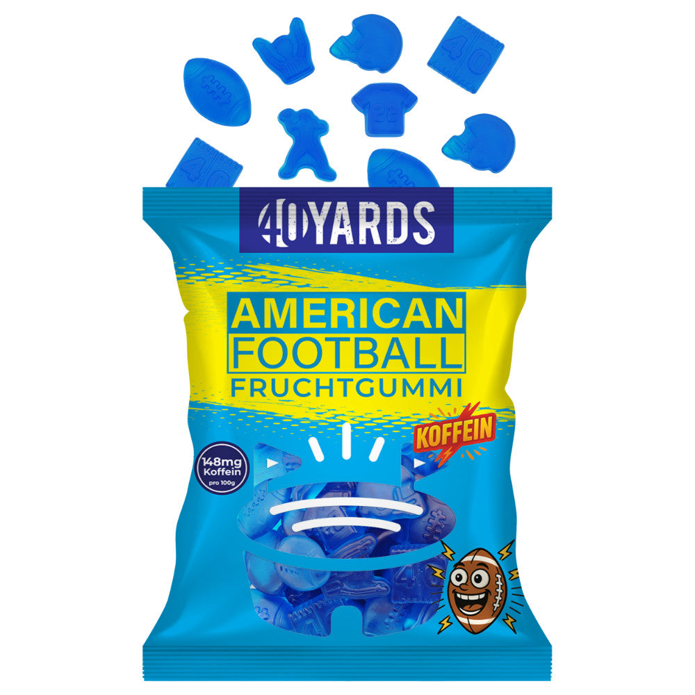 American Football Fruchtgummi Koffein