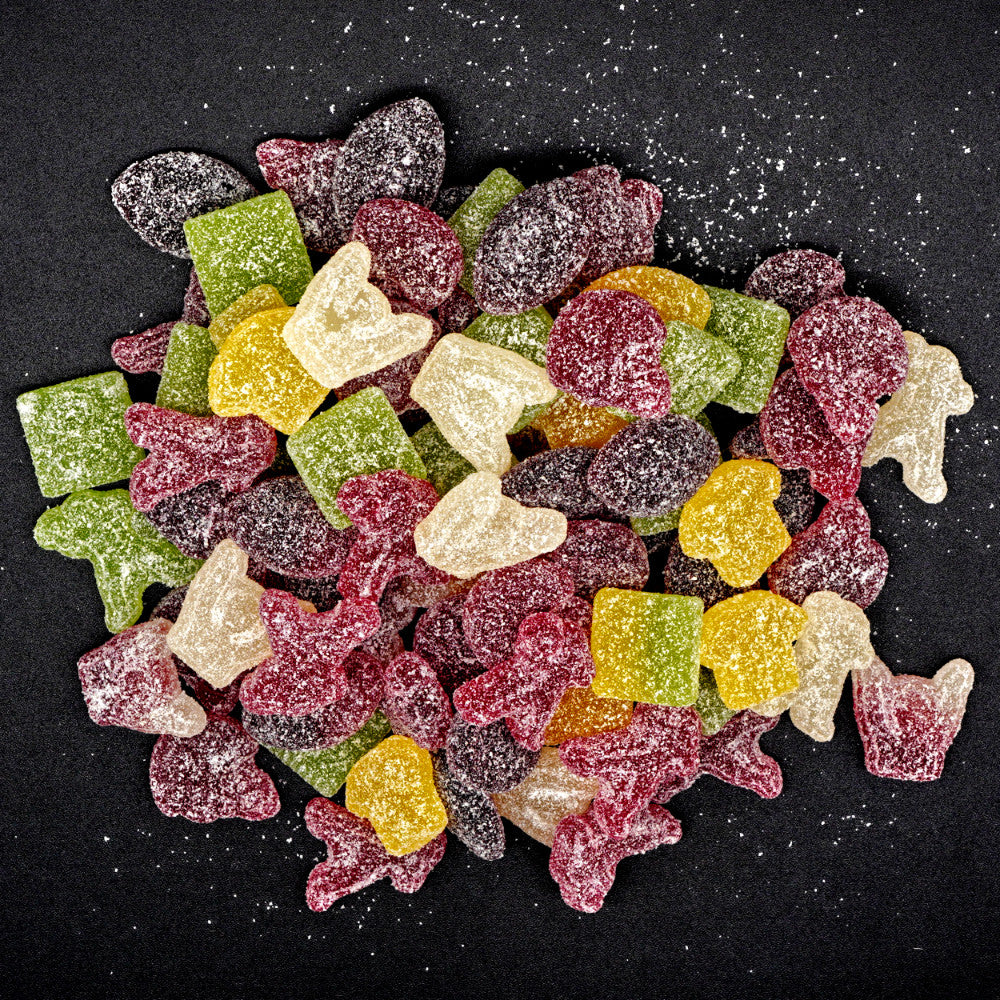 al gear gummibärchen 40YARDS American Football Gummibärchen SAUER – Früchtemix mit 6 sauren