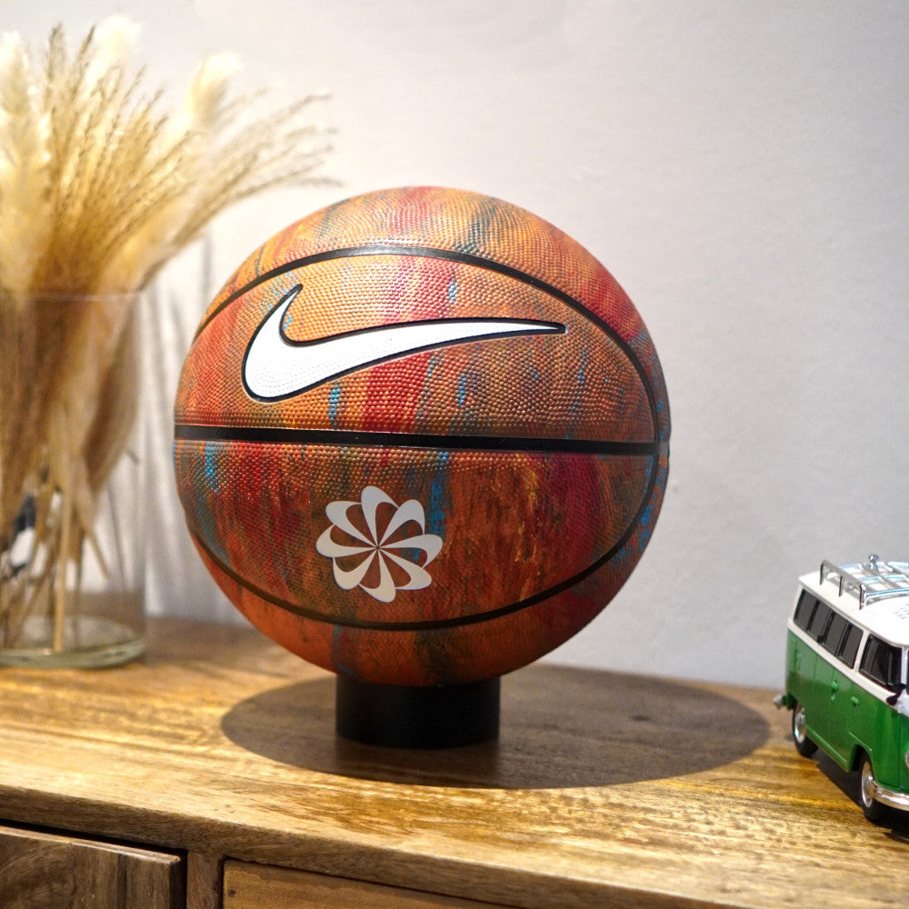 Basketball Ballständer Metall Schwarz