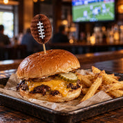 American Football Burgerspieße 3D