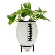 40YARDS American Football Blumentopf weiß
