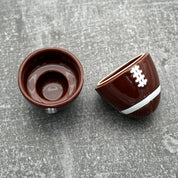 American Football Eierbecher mit Deckel