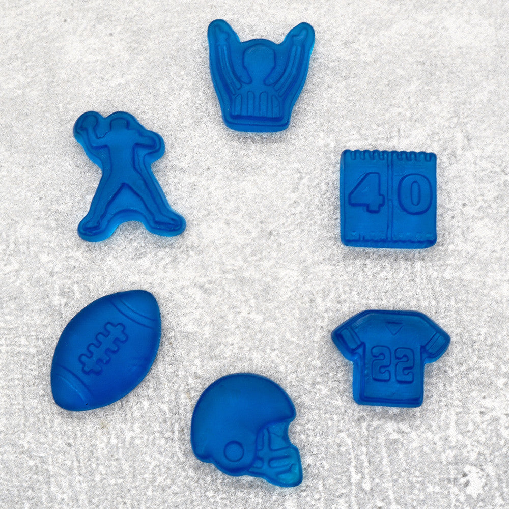 American Football geformtes Fruchtgummi