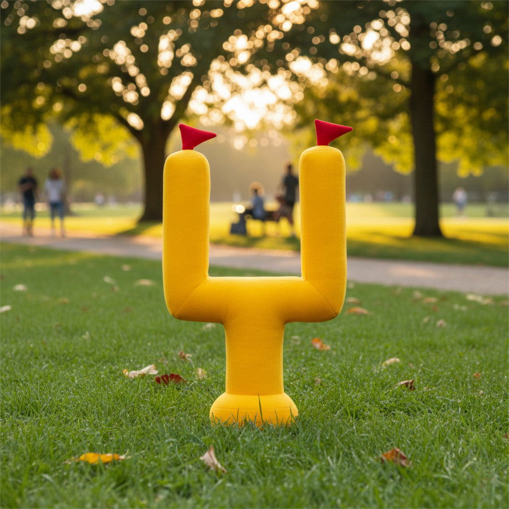 Football Goalpost Kissen im Park