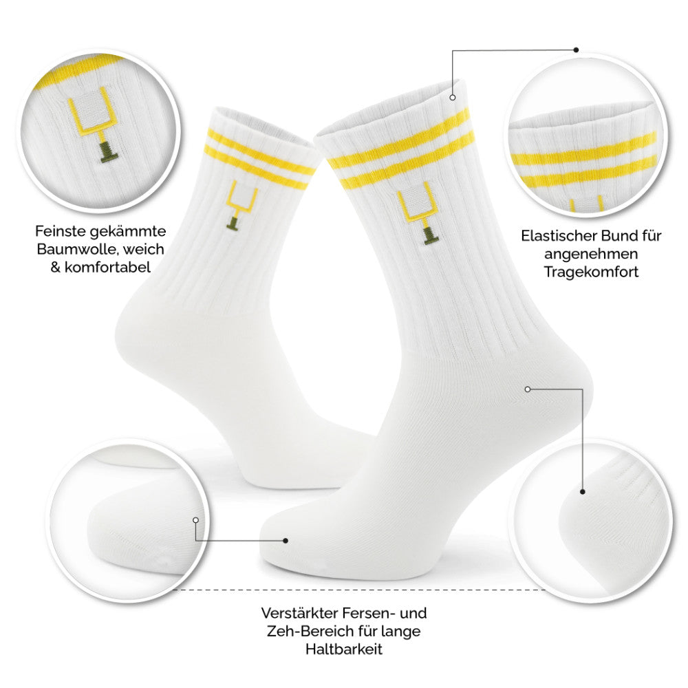 American Football Goalpost Tennissocken