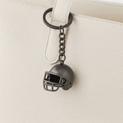 Football Helm Metall schwarz