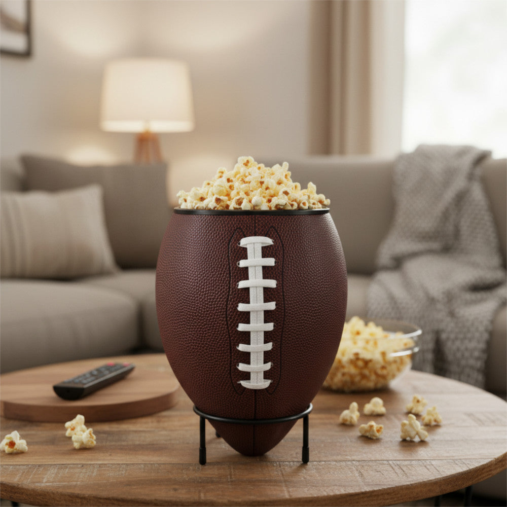 DIY American Football Popcorn Schale