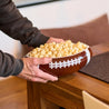 40YARDS Football Schale mit Popcorn