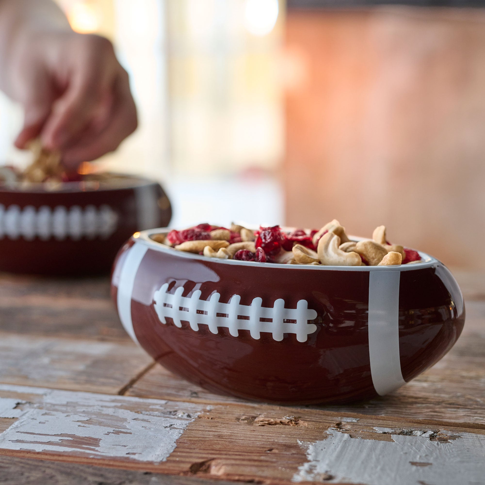 40YARDS American Football Snackschale/Schüssel/Bowl (16 cm Länge)