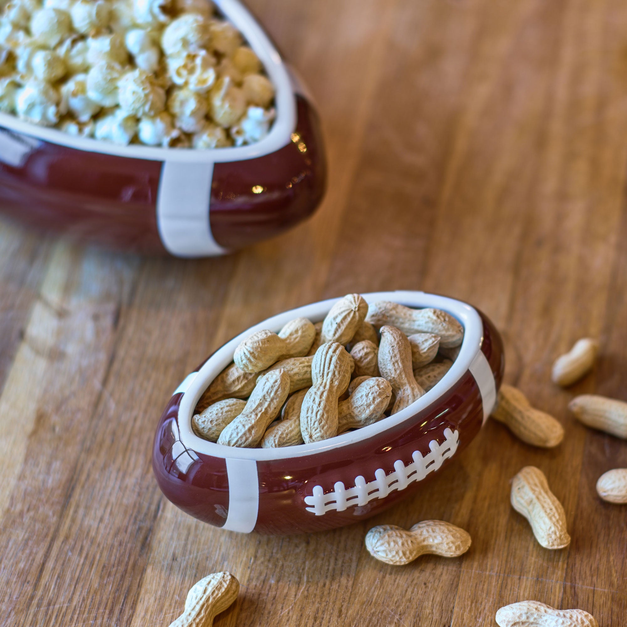 40YARDS American Football Snack Bowl (16 cm length)