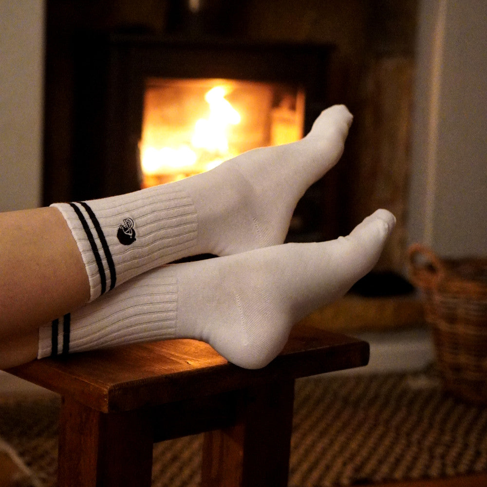 American Football Socken mit besticktem Helm