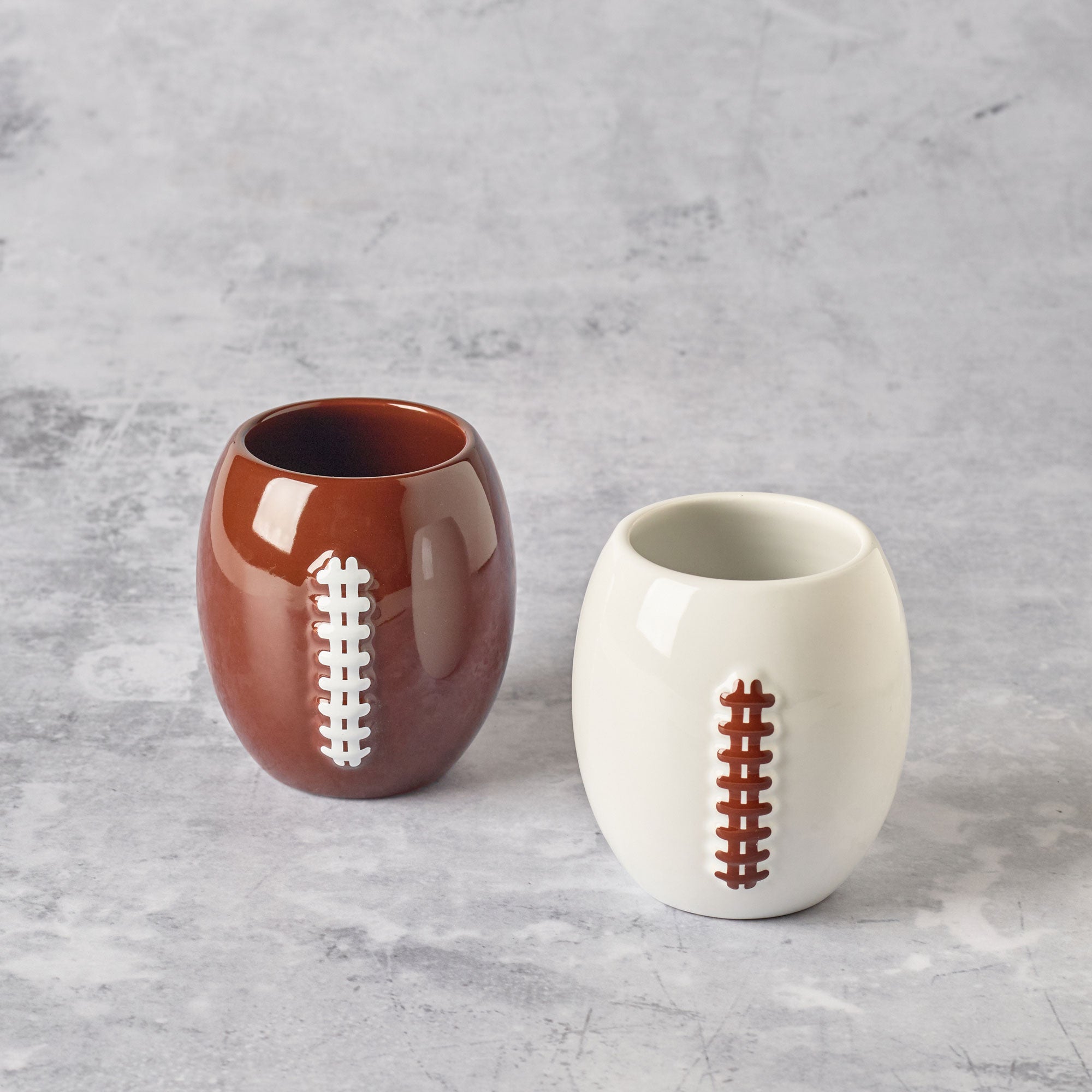Bicchieri Per Espresso 40YARDS American Football, 2 Pezzi In Vetro Borosilicato A Doppia Parete