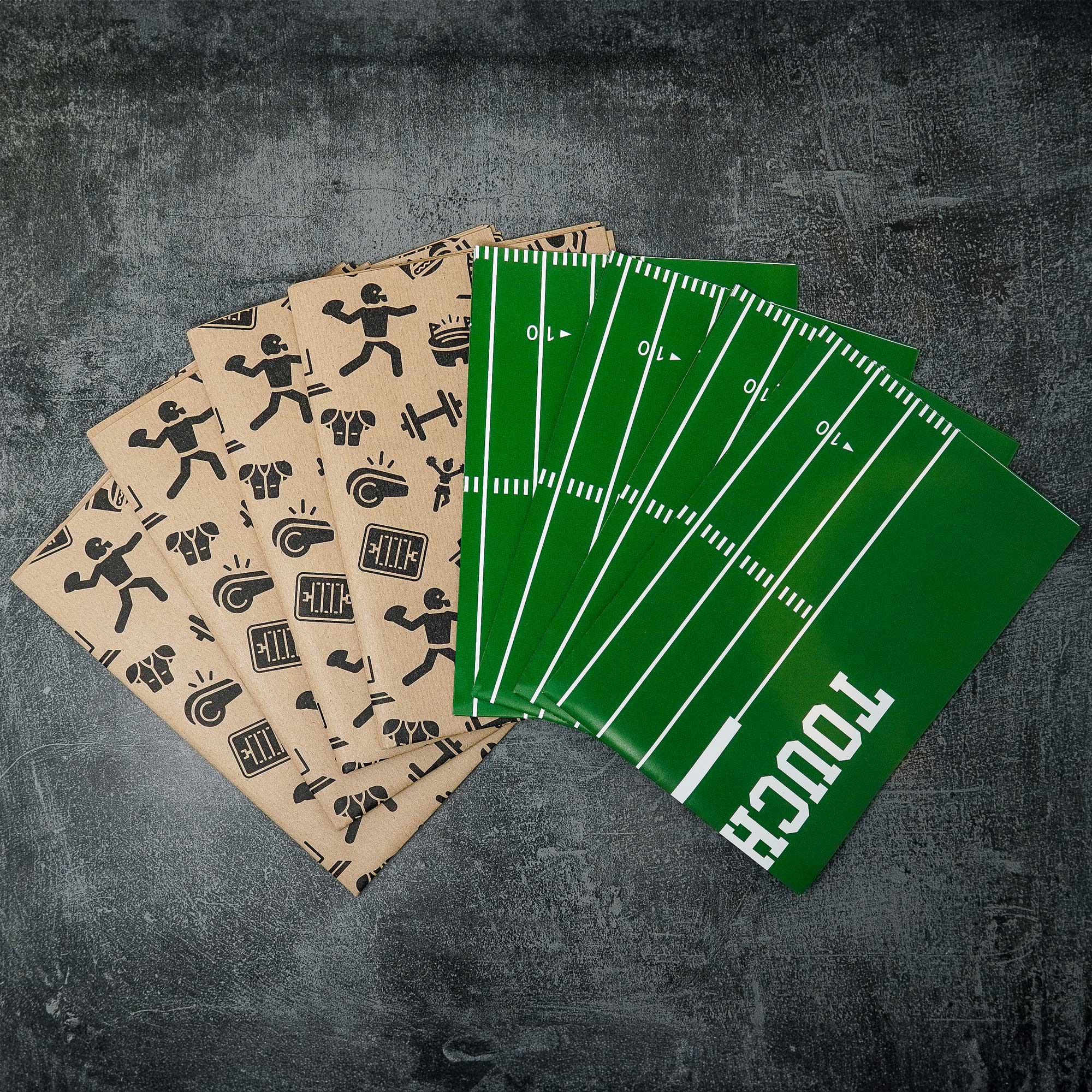 40YARDS American Football kaarsen (6 stuks) - decoratie voor de verjaardagstaart, het snackstadion op het voetbalfeest of als cadeau 40YARDS American Football kaarsen (6 stuks) - decoratie voor de verjaardagstaart, het snackstadion op het voetbalfeest of als cadeau