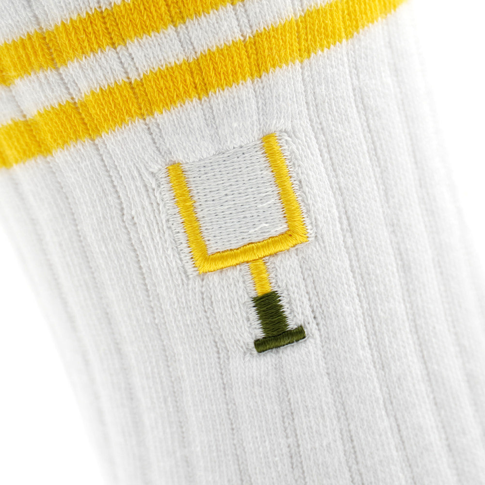 American Football Goalpost Tor Stickerei