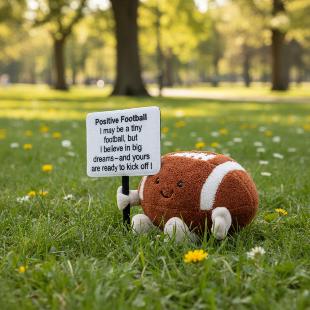 American Football Plüschtier zur Motivation
