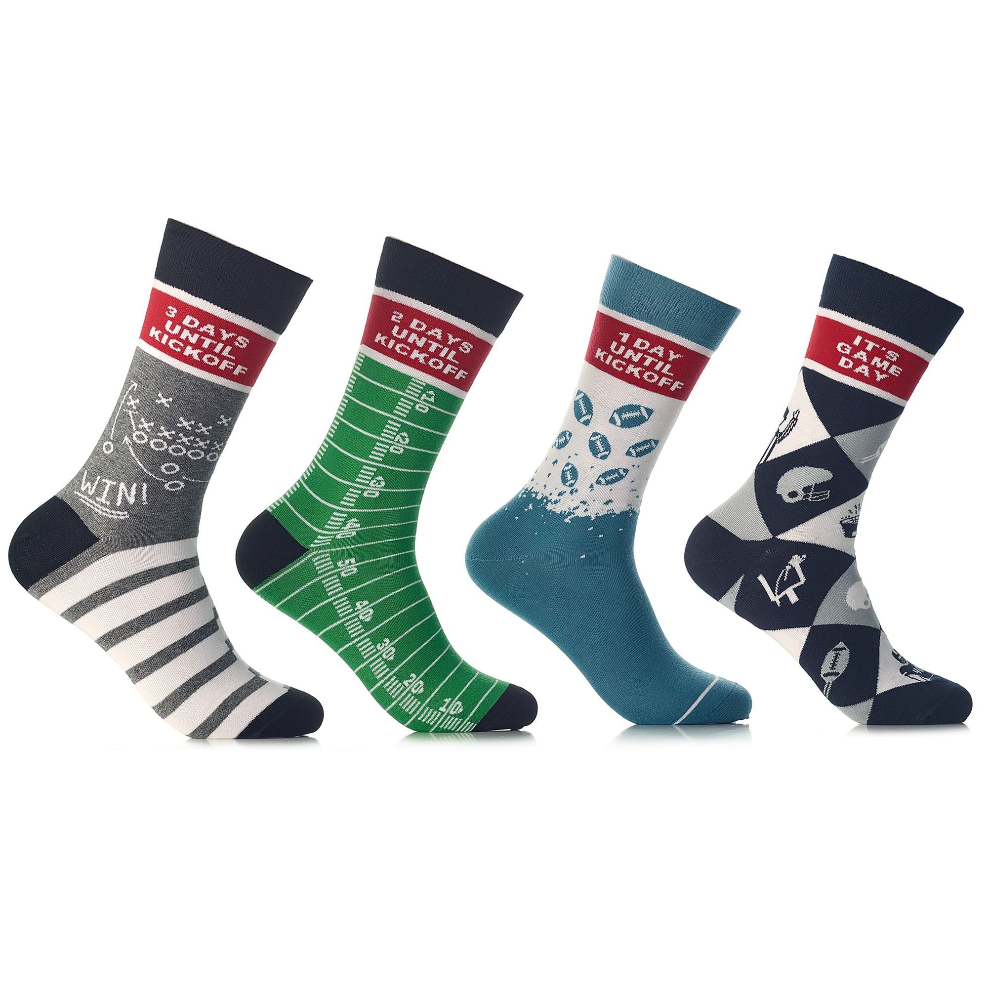40YARDS American Football Countdown Socken