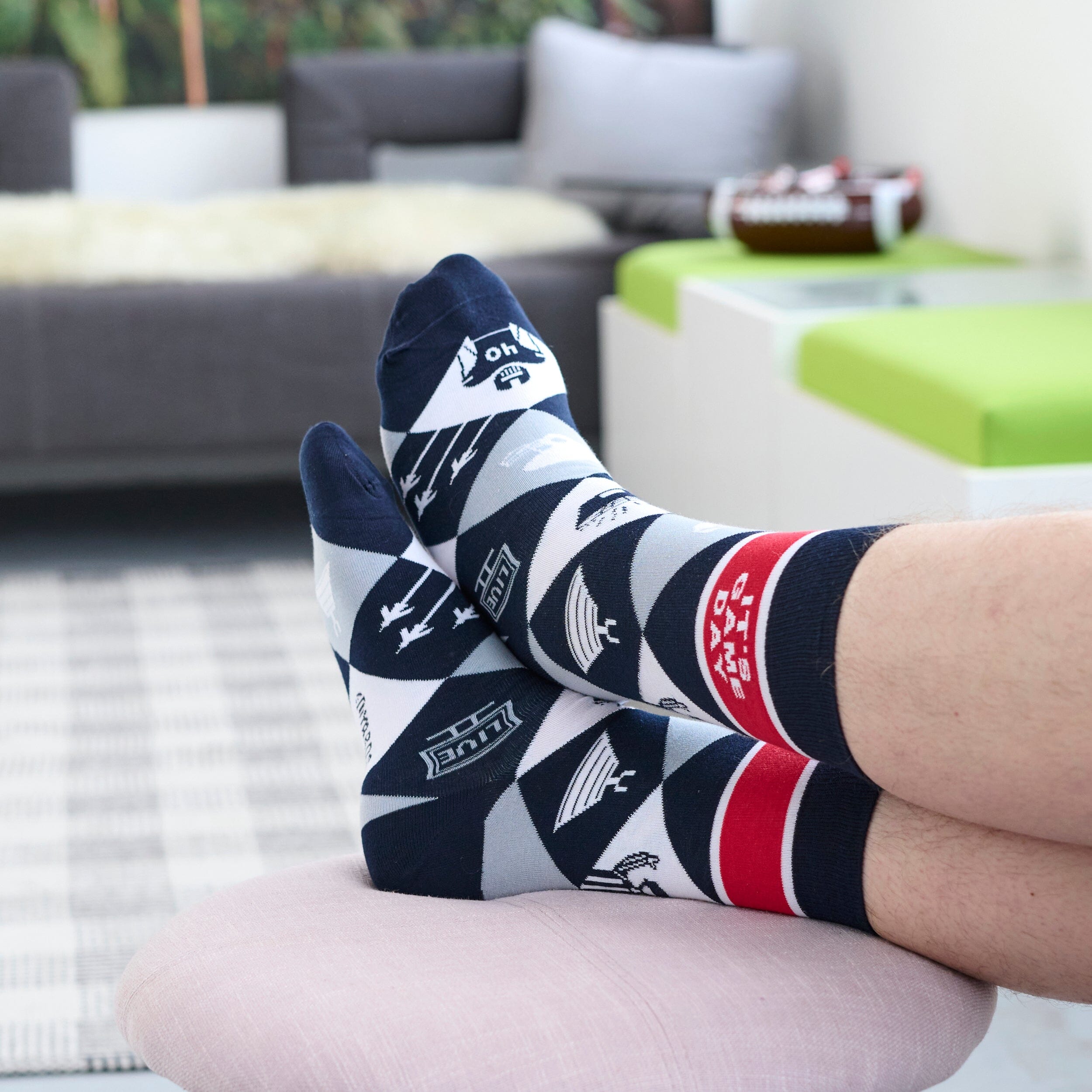 American Football Symbol Socken - It's Game Day