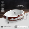 Football Keramik Schale mit fühlbarer Naht
