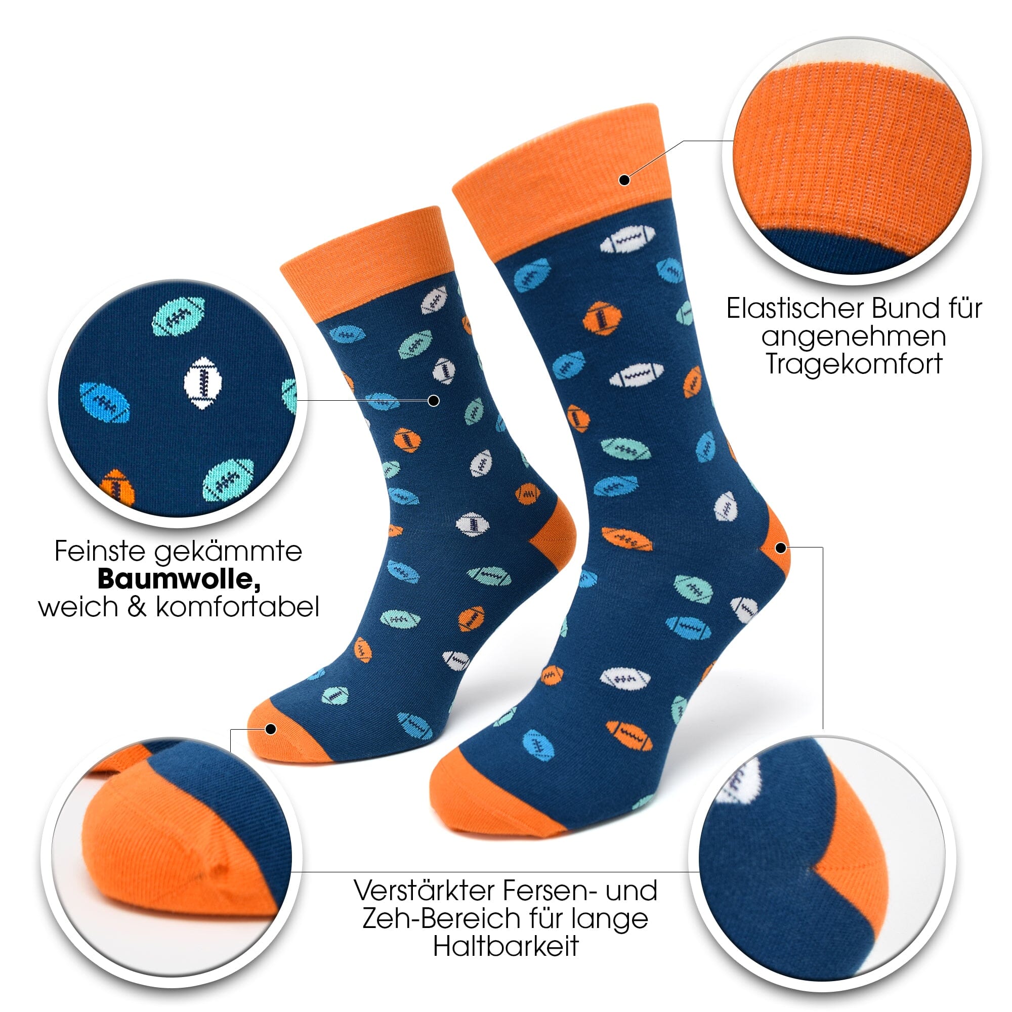American Football Socken für Fans